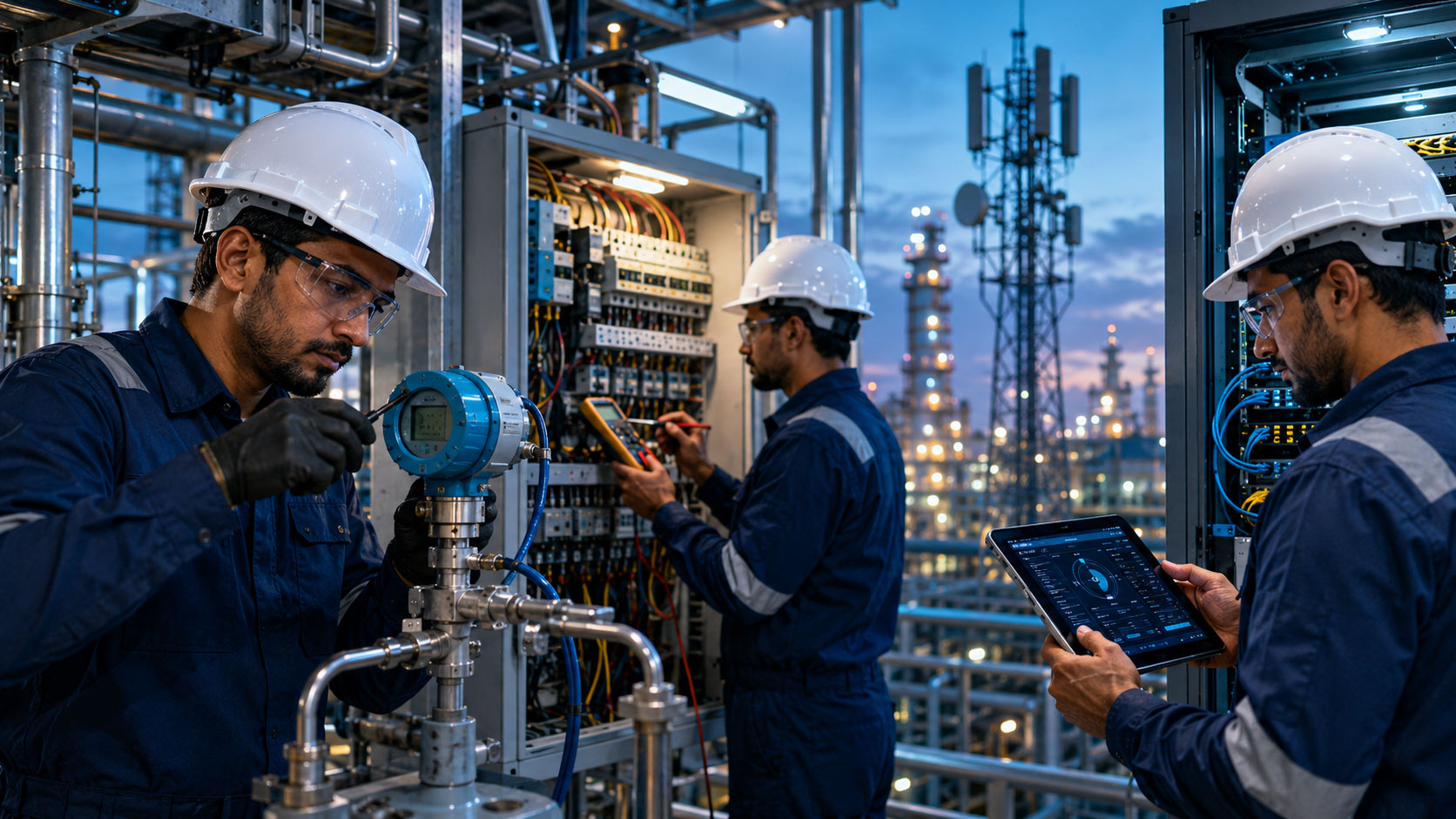 تصویر مرتبط با برق، ابزار دقیق و مخابرات در GASCO