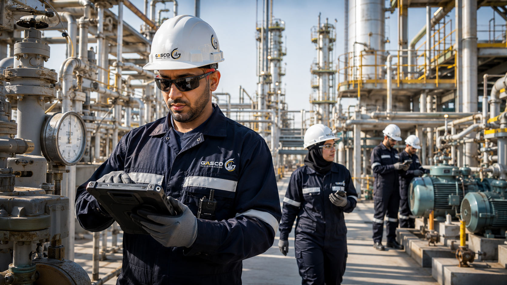 بهره‌برداری و نگهداری و خدمات مهندسی در خدمات GASCO